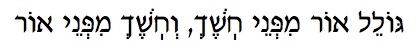 Rolling Hebrew text